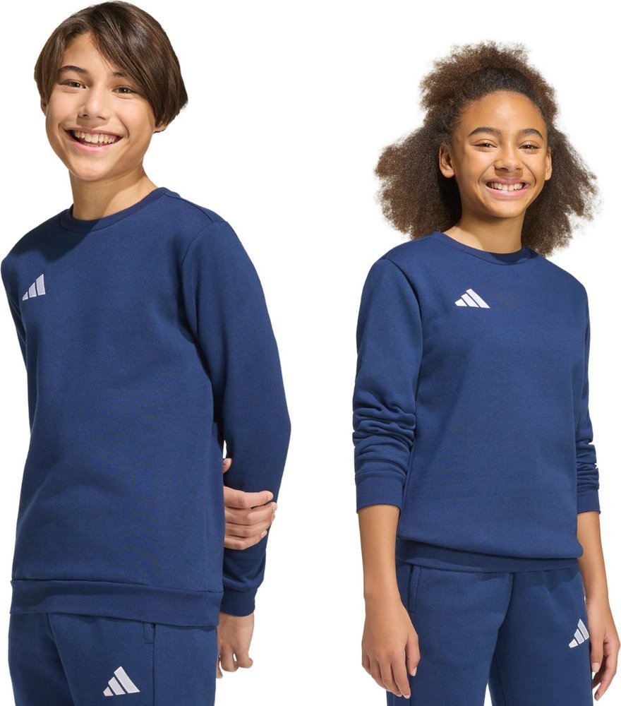 Bluza dla dzieci adidas Entrada 26 Sweat Top granatowa JZ6552 152cm