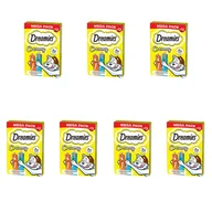 Przysmaki dla kotów - Przysmak dla kotów Dreamies Creamy Mega Pack, kurczak, łosoś, 84 x 10 g - miniaturka - grafika 1
