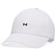 Czapki damskie - Damska czapka z daszkiem Under Armour ESSENTIAL LOW ADJ White/Black - miniaturka - grafika 1
