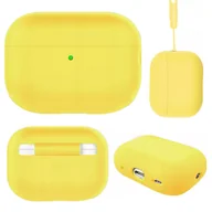 Akcesoria do słuchawek - Etui silikonowe Artnico do AirPods Pro 2 złote - miniaturka - grafika 1