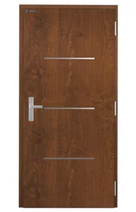 Drzwi Zewnętrzne NOVIA Solid, orzech, 90 prawe - Drzwi zewnętrzne - miniaturka - grafika 1