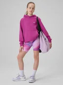 Spodnie i spodenki dla dziewczynek - 4F Legginsy kolarki sportowe dziewczęce - multikolor 158/164 (12-14 lat) - miniaturka - grafika 1
