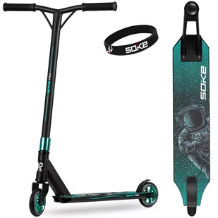 SOKE PRO ABEC-9 Y-BAR turkusowa - Hulajnogi - miniaturka - grafika 1