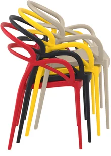 Meble ogrodowe Siesta Mila Sky 70 cm Dark Grey 2+1 - Meble gastronomiczne - miniaturka - grafika 9