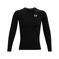 Koszulki męskie - Koszulka męska Under Armour HeatGear Comp LS Black 3XL - miniaturka - grafika 1