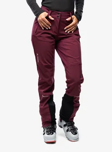 Spodnie softshell damskie Vaude Larice Pants IV - cassis - Spodnie narciarskie - miniaturka - grafika 1