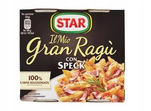 Star Gran Ragu con speck sos do spaghetti 2 x 180g - Majonezy i dressingi - miniaturka - grafika 1