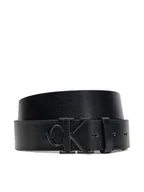 Paski - Calvin Klein Pasek Męski Ck Buckle Tumbled 35Mm LV04D7016G Czarny - miniaturka - grafika 1