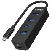 Huby USB - HUB AKTYWNY USB-C UNITEK 4 PORTY USB C 3.1 10 W - miniaturka - grafika 1
