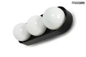 Lampy ścienne - MOOSEE lampa ścienna DROPS 3 czarna - miniaturka - grafika 1