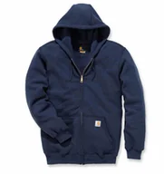 Bluzy męskie - Bluza Carhartt Midweight Hooded Zip Navy XL - miniaturka - grafika 1
