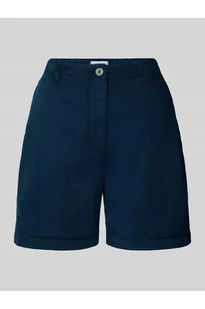 Szorty chinosy o kroju regular fit z mieszanki lyocellu i bawełny - Tommy Hilfiger - Spodnie sportowe damskie - miniaturka - grafika 1