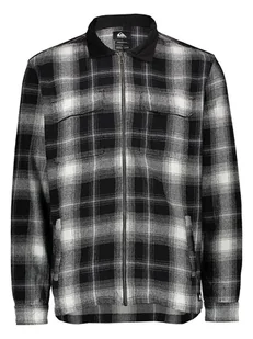 Quicksilver Kardigan "Quarrywood" w kolorze czarno-szarym - Swetry męskie - miniaturka - grafika 1