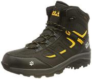 Buty dla dziewczynek - Jack Wolfskin Vojo Texapore buty dziecięce, uniseks, Black Burly Yellow, 27 EU - miniaturka - grafika 1