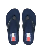 Buty dla chłopców - Tommy Hilfiger Klapki T3X8-34408-0058 Niebieski - miniaturka - grafika 1