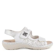 Sandały damskie - Sandały Remonte D7647-40 Szary - miniaturka - grafika 1