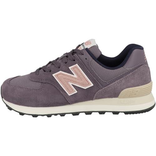 New Balance Damskie trampki 574, 5 UK fioletowe, Fioletowy, 37.5 EU