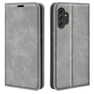 Portfele - Do Samsung Galaxy A13 4G Skin-touch Portfel Etui Składany stojak Automatyczne zamykanie Klapka Etui na telefon Szary Style D Samsung Galaxy A13 4G - miniaturka - grafika 1