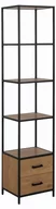 Regały - Actona Regał Seaford z szufladą 42-35-185cm 0000089647 - miniaturka - grafika 1