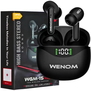 WENOM 15PRO Enc TWS BT 5.3 - Słuchawki - miniaturka - grafika 1