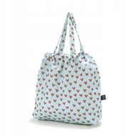 Torby i organizery dla mam - La Millou torba na ramię Shopper Bag Heartbeat Blue - miniaturka - grafika 1