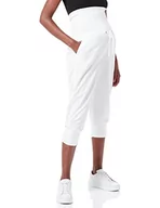 Spodnie sportowe damskie - Cream & Co. Spodnie dresowe damskie, Śnieżnobiały, 60 - miniaturka - grafika 1