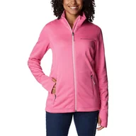 Bluzy narciarskie - Damska bluza polarowa Columbia Park View Grid Fleece z pełnym zamkiem błyskawicz - miniaturka - grafika 1