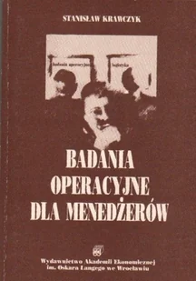 Badania operacyjne dla menedżerów - Zarządzanie - miniaturka - grafika 1