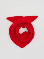 Czapki damskie - Reserved - Szal z wełną i kaszmirem - czerwony - miniaturka - grafika 1