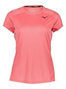 Koszulki sportowe damskie - Mizuno Koszulka sportowa "2Loop" w kolorze jasnoróżowym - miniaturka - grafika 1