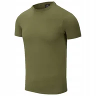 Koszulki męskie - Koszulka Męska T-Shirt Helikon Bawełna Organic Slim Sportowa Ol. Green XXL - miniaturka - grafika 1