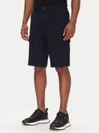 Spodenki męskie - BOSS Szorty materiałowe Sisla-9 50536888 Granatowy Slim Fit - miniaturka - grafika 1