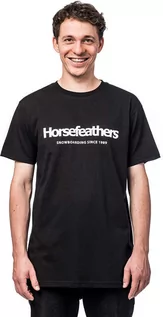 Koszulki dla chłopców - Horsefeathers QUARTER black koszulka męska - XL - grafika 1