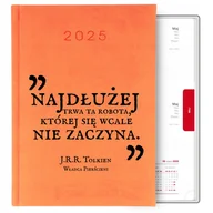 Notesy i bloczki - KALENDARPOMARAŃCZOWY A5 2025 PREZENT WŁADCA PIERŚCIENI J.R.R. TOLKIEN WZ - miniaturka - grafika 1