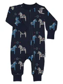 Kombinezony dla dzieci - GEGGAMOJA Kombinezon piżamowy w kolorze granatowym - miniaturka - grafika 1