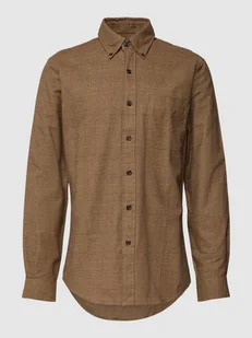 Koszula casualowa o kroju regular fit z kołnierzykiem typu button down - Koszule męskie - miniaturka - grafika 1