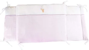 Ochraniacz na szczebelki do łóżeczka Królik różowy - Ochraniacze do łóżeczka - miniaturka - grafika 1