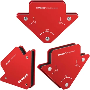 Stamos Welding Uchwyt magnetyczny spawalniczy - kątownik - mały SWG-MWH-S SWG-MWH-S - Akcesoria spawalnicze - miniaturka - grafika 1