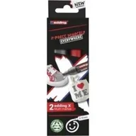 Markery do tablic - Multi marker szary i czerwony 2szt - Edding - miniaturka - grafika 1
