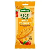 Pieczywo chrupkie - Kupiec Wafle ryżowe w polewie jogurtowej o smaku mango 60 g (4 sztuki) - miniaturka - grafika 1