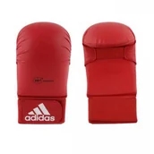 Rękawice bokserskie - Adidas Rękawice Do Karate WKF Thumbless Red - miniaturka - grafika 1