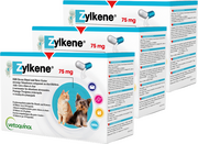 Suplementy i witaminy dla psów - Vetoquinol Zylkene 75mg 30 tabletek dla kotów i psów o wadze do 10 kg 53982-uniw - miniaturka - grafika 1