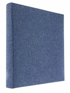 Albumy fotograficzne - Album tradycyjny 100 stron ecru Linen niebieski - miniaturka - grafika 1
