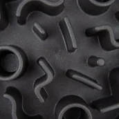 Karmniki dla ptaków - Miska spowalniająca jedzenie, bambusowa, 21 cm, ciemnoszara Lumarko! - miniaturka - grafika 1