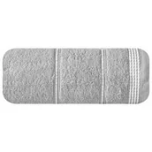 Ręczniki - Eurofirany Euro Firany Ręcznik Kąpielowy Mira 06 500 g/m2 Popielaty 30x50 1071258 - miniaturka - grafika 1