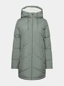 Kurtki damskie - Roxy Kurtka puchowa Better Weather Jckt ERJJK03567 Zielony Regular Fit - miniaturka - grafika 1