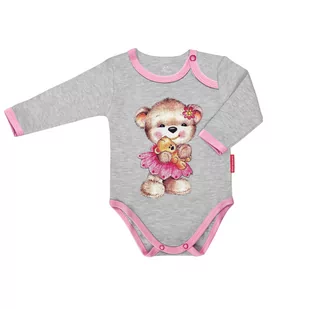 Body niemowlęce dziewczęce długi rękaw bawełniane bezniklowe napy 80 - Body dla niemowląt Body niemowlęce dziewczęce długi rękaw bawełniane bezniklowe napy 80 - Body dla niemowląt - miniaturka - grafika 1