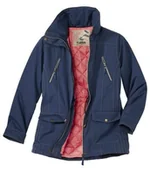 Kurtki damskie - Kurtka zimowa z kieszeniami Kobieta Atlas For Men - Kolor : Granatowy - Rozmiar : 40/42 - miniaturka - grafika 1