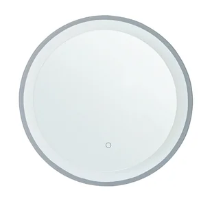 Okrągłe Lustro Ścienne Led Ø 58 Cm Brinay - Lustra - miniaturka - grafika 1