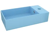 Umywalki - Elior Jasnoniebieska umywalka łazienkowa M9-D31 - miniaturka - grafika 1
